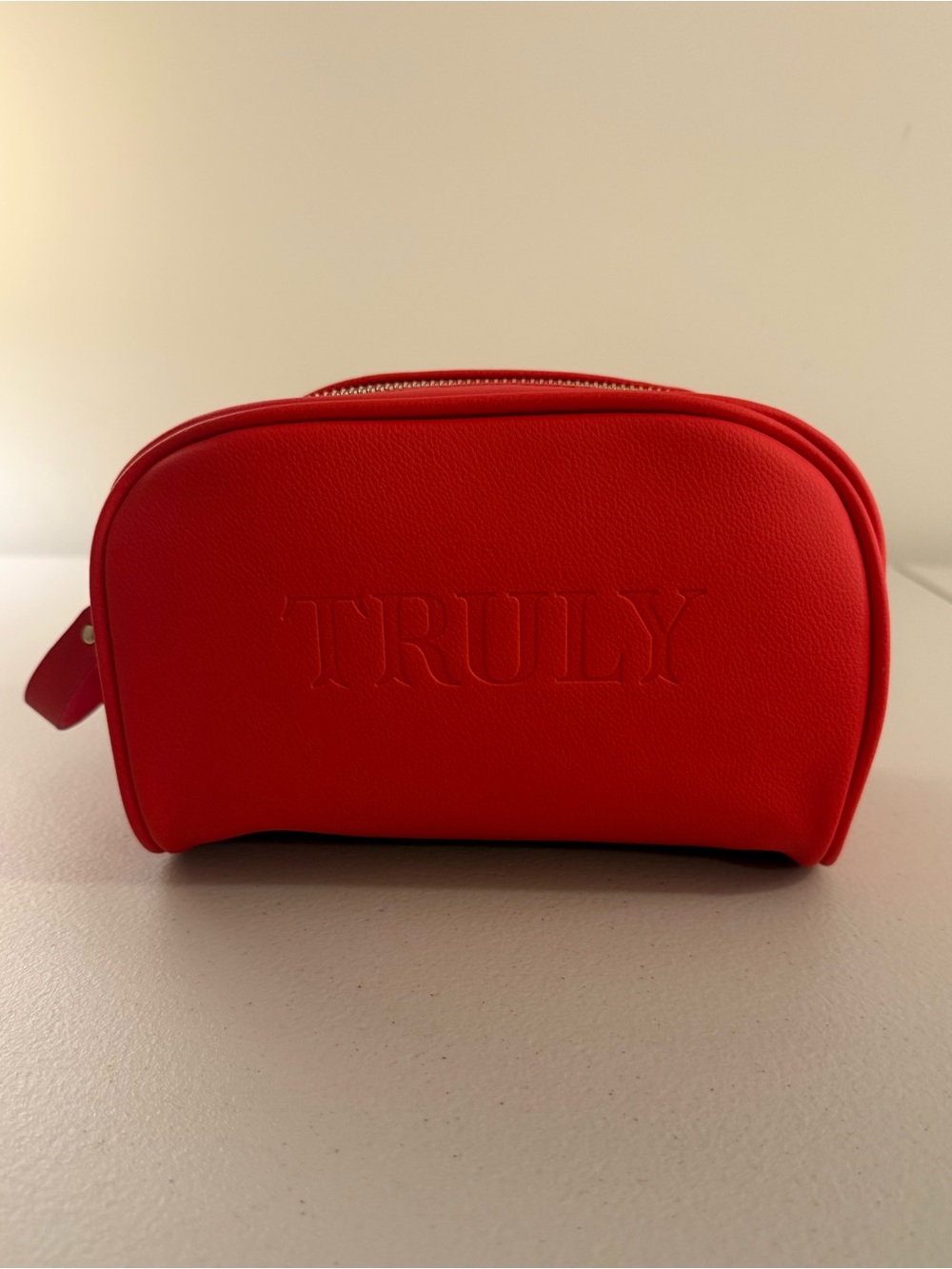 TRULY Signature Makeup/Toiletry Case in ‘Candy Apple Red - *NWOT*